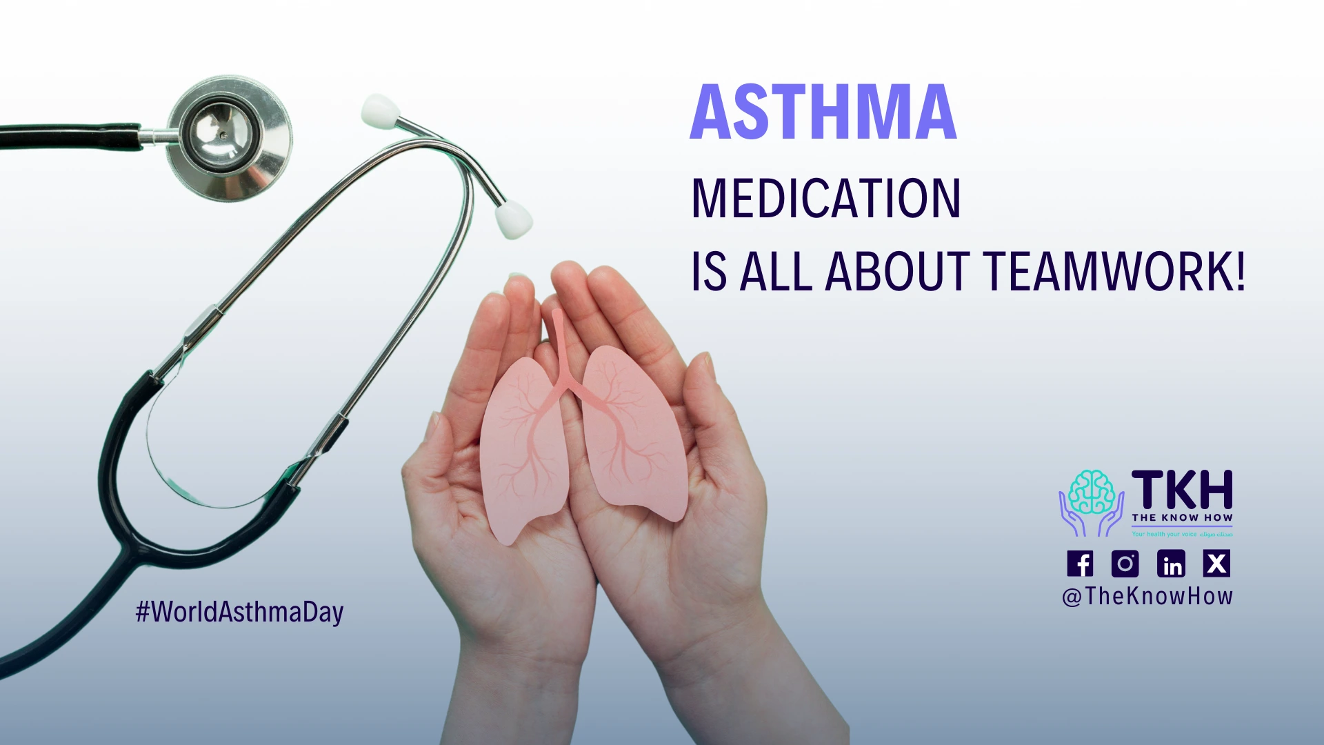 illustrating the concept of well-controlled asthma