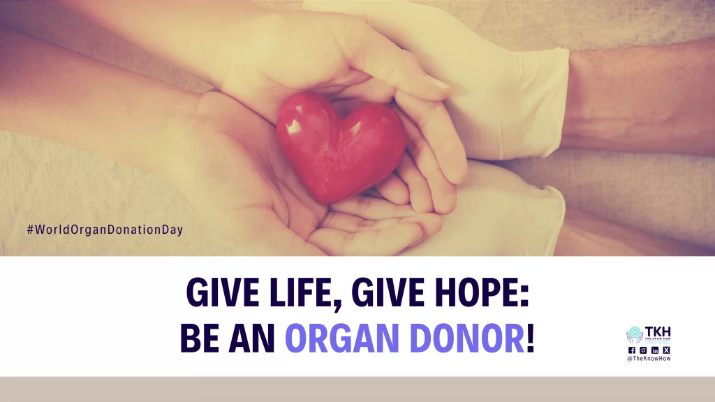 World Organ Donation Day - The Gift of Life Saves Lives Awareness Campaign