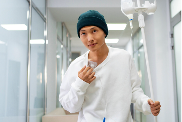 Lymphoma treatment options infographic showing chemotherapy immunotherapy and targeted therapy approaches for cancer care